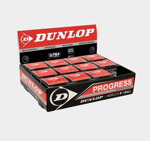 Dunlop Red Dot Squash Balls by the Dozen