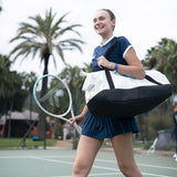 Tecnifibre Tour Endurance Duffel Bag Blue and White for Tennis and Squash