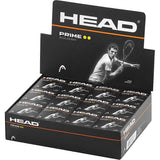 HEAD Prime Double Dot Squash Balls by the Dozen