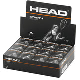 Head Tournament Single Dot Squash Balls by the dozen