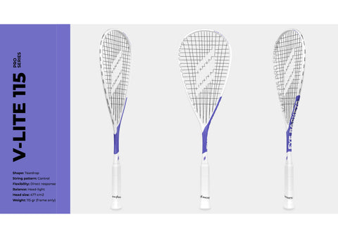 EYE Rackets V Lite 115 Pro Series Squash Racket New for 2025