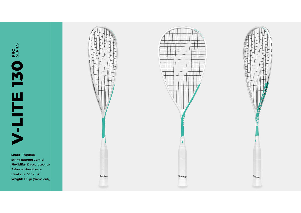 EYE Rackets V Lite 130 Pro Series Squash Racket New for 2025 – SquashDirect
