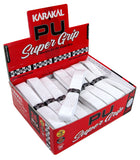 Karakal PU Super Grips in Black or White by the Box
