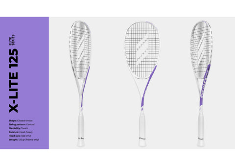 EYE Rackets X Lite 125 Elite Series Squash Racket New for 2025