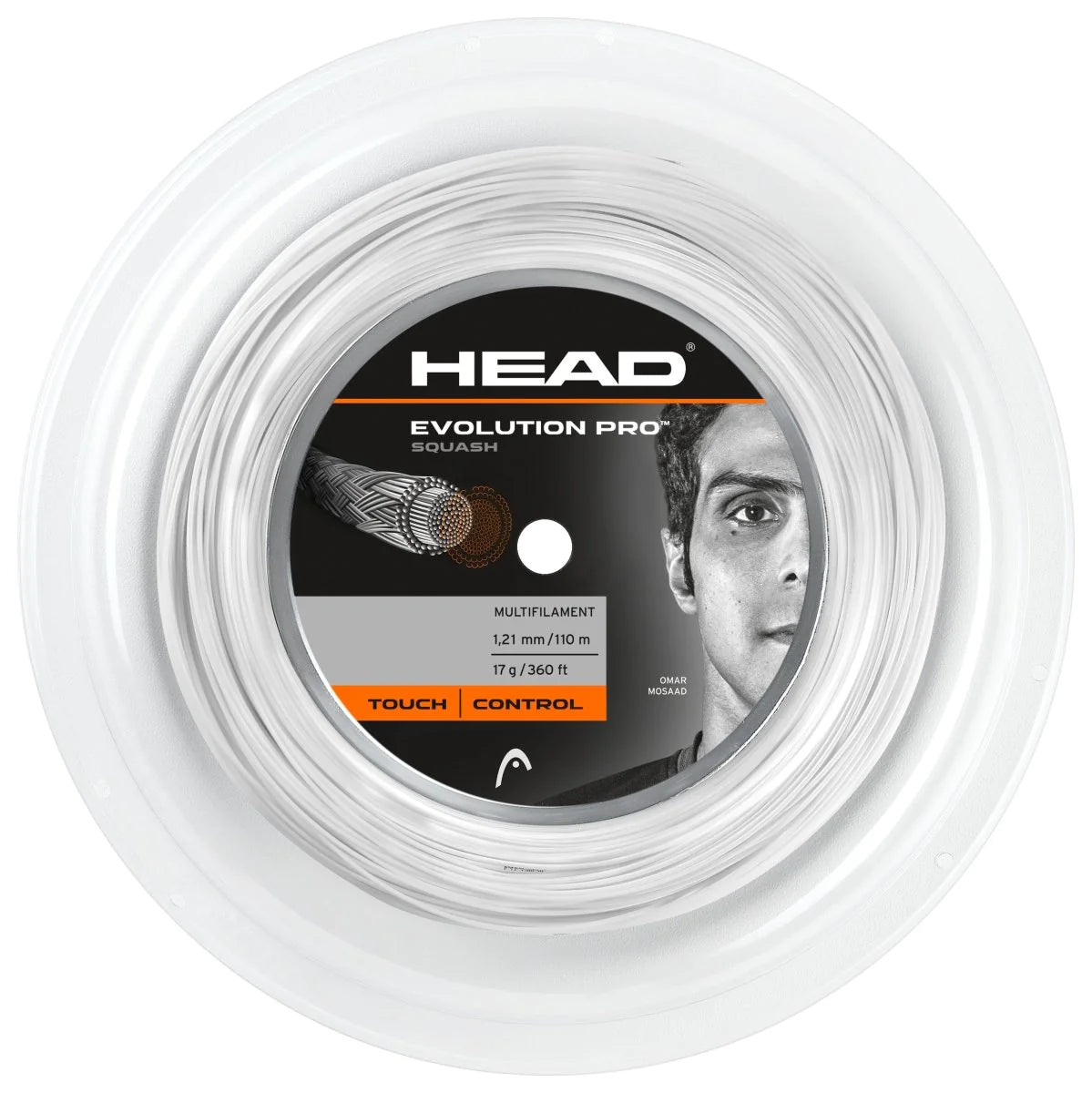 Head Evolution Head Evolution Pro 1.30mm (110m) Squash String – SquashDirect