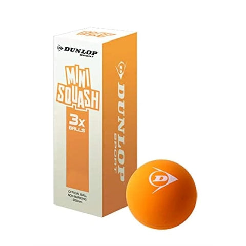 Dunlop Mini Orange Squash Balls