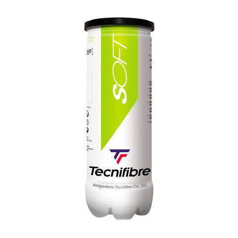 Tecnifibre Soft Green Tennis Ball by the Canister